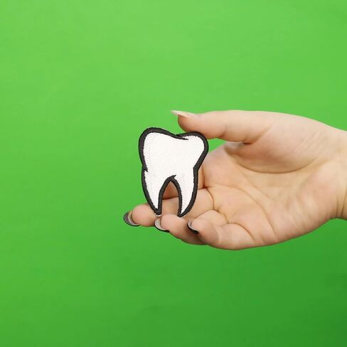 Tooth Patch Embroidered Iron On in Saudi Arabia