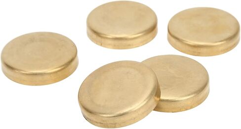 Freeze Pluge 17mm Brass Freeze Plug Kit 10 × 9 × 4 Brass Freeze Plug Kit MPE 108BR استبدال لـ 255CI 260CI 289CI 302CI 351CI COMPLICE RUBBER FREEZE PLACK in Kuwait
