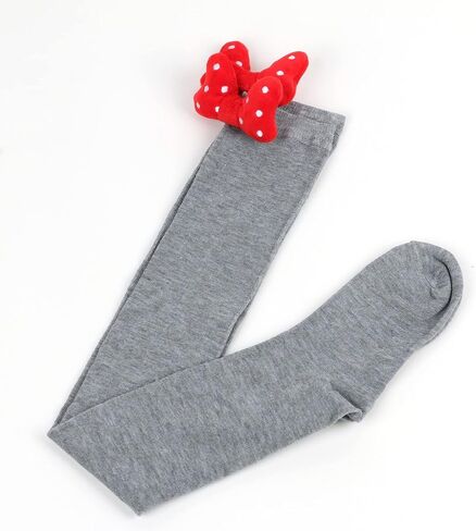 Womens Novelties Adult Christmas Tights with Bows Cute Xmas Full Length Stockings Solid Color Holiday Pantyhose in Saudi Arabia