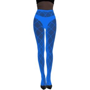 جوارب زرقاء متوهجة للنساء هالوين توهج العنكبوت الجوارب الجوارب الجوارب الجوارب الجوارب luminou in Kuwait