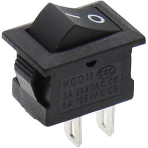 KCD11 Rocker Switch 10 * 15mm Mini Push Button Switch On-Off / ON-ON-ON 2 دبابيس / 3 دبابيس 3A 250VAC / 6A 125VAC 10X15MM 3PIN ON-OFF أسود in Kuwait