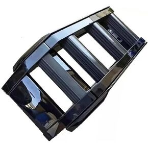 يناسب سلم السقف الجانبي لرفع سلم لاند روفر المدافع 110 2020-2025 سلم رفع قابل للطي (أسود لامع) in Kuwait