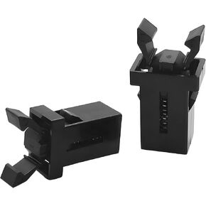 2 PCS Car Grasses Holder Catch ، يمكن أن تتصدر القمامة ذاتية القفل قفل مفتاح التبديل من نوع الدفع ، استبدال قفل المزلاج البلاستي in Kuwait