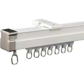 مسار السقف المنحني من ألومنيوم أبيض مرن ، مناسب للتركيب الموسمي ، مناسب لمواصل الغرف (1.2 متر/47.3 بوصة) in Kuwait