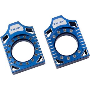 Tusk Racing Axle Blocks Blue Compatible with Kawasaki KX450 2019-2025/KX250F 2004-2025 in Kuwait