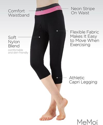 MeMoi Grinza Capri Workout Skirted Leggings in Saudi Arabia