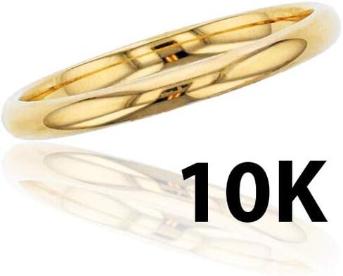 14K Yellow, White, Rose 2mm Comfort Fit Polished Plain Wedding Band Sizes 4-14 in Saudi Arabia