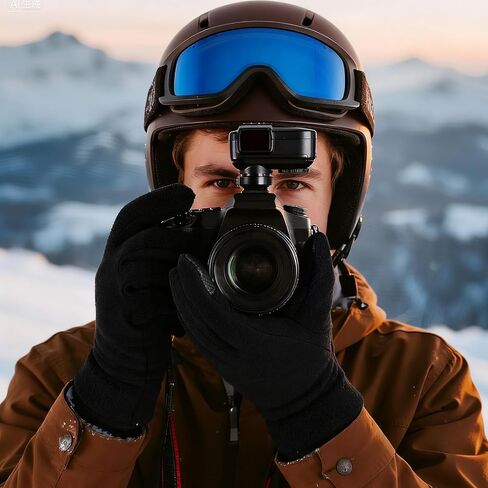 Winter Gloves Mens Women Screen Touching Thermal Gloves Plush Fleece Warm Glove for Running Driving Hiking Cold Weather in Saudi Arabia