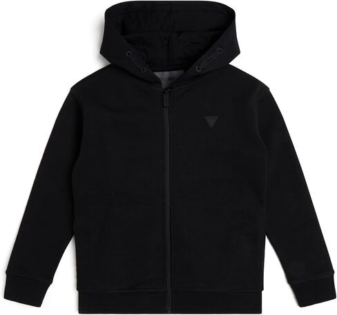 GUESS Boys' Eco Long Sleeve Hooded Active Top with Zip in Saudi Arabia