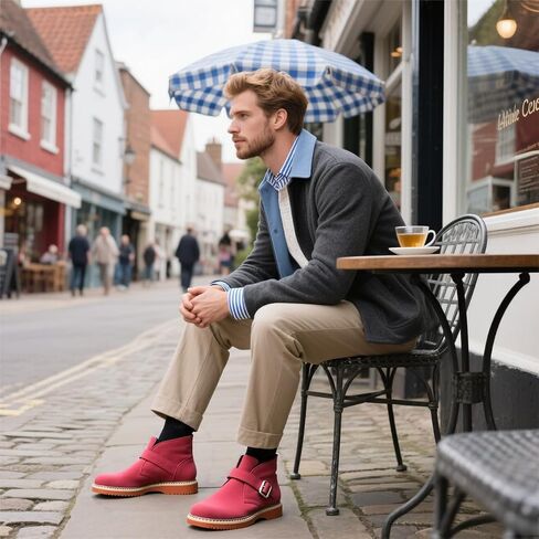 حذاء المشي لمسافات طويلة للرجال Chukka Boots للرجال مع أباشيات الموضة in Kuwait