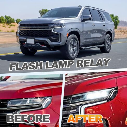LED Flasher Relay Turn Signal Replace# 15231201 LM487 15764135 10383321 Hazard Warning and Turn Signal Flasher Compatible with 2003 2004 2005 2006 2007 Hummer Chevy Cadillac GMC in Saudi Arabia
