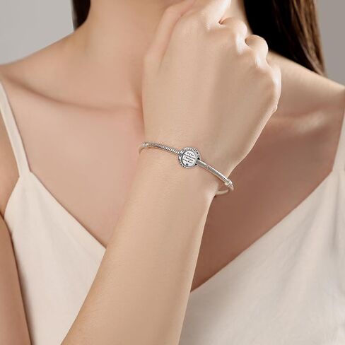 925 Sterling Silver Charms Fit Pandora Charms Bracelet Fit زوجة عيد ميلاد الأم عيد ميلاد هدية عيد الميلاد in Kuwait