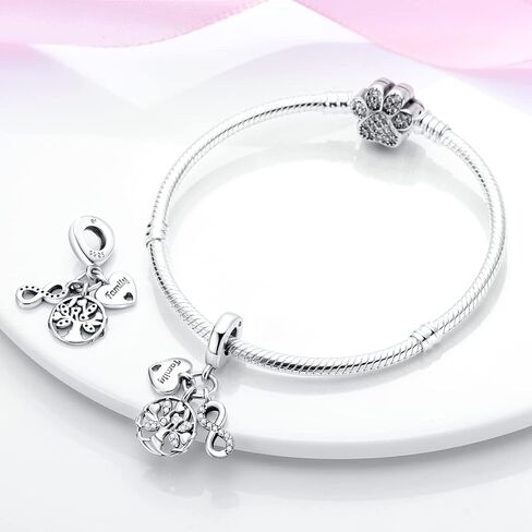 MULA 925 Sterling Silver Charms for Bracelets and Necklaces Butterfly Beads Dangle Pendants Jewelry Charms for Women in Kuwait