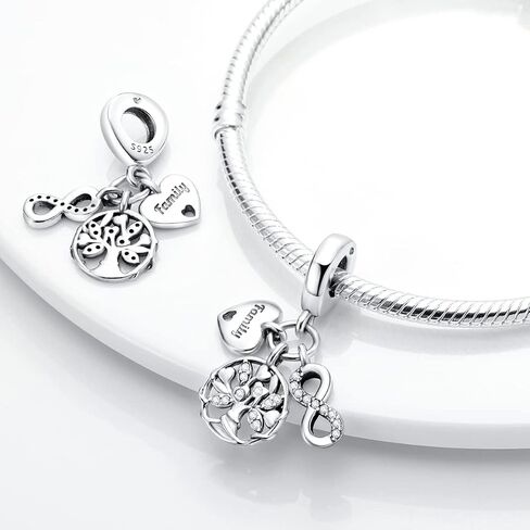 MULA 925 Sterling Silver Charms for Bracelets and Necklaces Butterfly Beads Dangle Pendants Jewelry Charms for Women in Kuwait