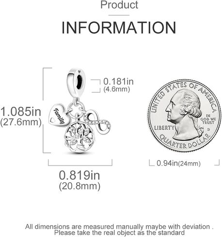 MULA 925 Sterling Silver Charms for Bracelets and Necklaces Butterfly Beads Dangle Pendants Jewelry Charms for Women in Kuwait
