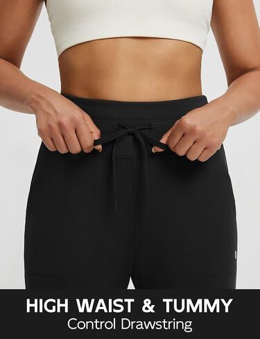 baleaf Women's Fleece Lined Jogger-Fit Leggings Warm Yoga Pants with Pockets Thermal Sweatpants Winter Lounge Casual Running in Saudi Arabia