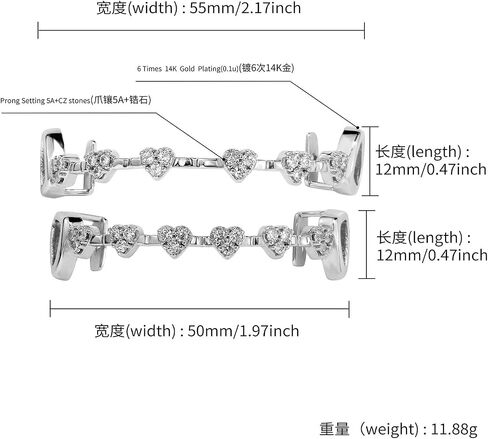 Fashion Silver Diamond Grilz Teeth Daily Street Fashion Rap Accessories for Men and Women in Saudi Arabia