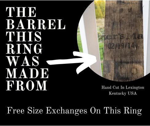 BW James Jewellers "The Bootlegger 8mm Scratch Resistant Barrel Barrel Wood Tungsten Rings للرجال مع Bourbon & Men's Comfor in Saudi Arabia
