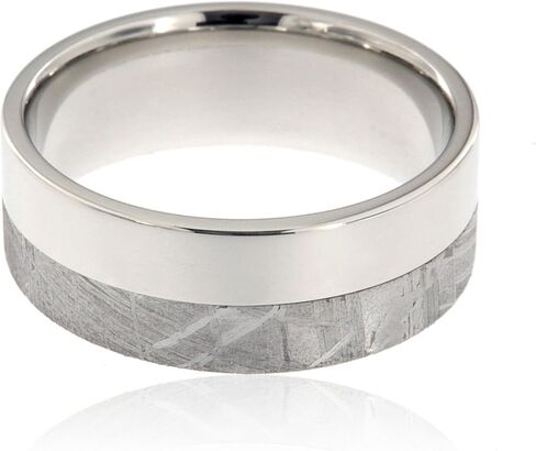 Meteorite Ring for Men 8mm Cobalt Wedding Band Gibeon Jewelry in Saudi Arabia