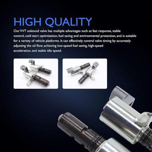 916-722 2 PCS محرك العادم متغير توقيت الصمام (VVT) متوافق مع Ford Escape 2013-2019 ، Fiesta 2011-2019 ، Fusion 2013-2020 ، Transit Connect 2014-2016 1.5L 1.6L in Kuwait