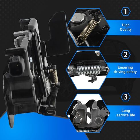 تجميع المزلاج هود متوافق مع 2011-2020 جيب جراند شيروكي 2011 2012 2013 2014 Dodge Durango Challenger Front Door Glatch Hood مستشعر مفتوح يستبدل 820-100 820100 4589688ae in Saudi Arabia