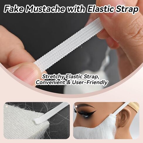 Gygyl Long White Beard ، زي اللحية البيضاء ، Beizard Beard for Halloween Party Cosplay in Kuwait