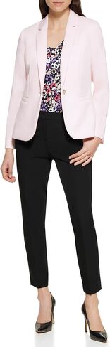 Tommy Hilfiger Women's Blazer – Business Jacket with Flattering Fit and Single-Button Closure, Sand in Saudi Arabia