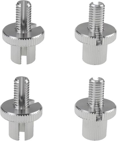 4 PCS M10 Clutch Brake Cable Adjuster Screw,Universal Brake Clutch Cable Line Adjuster Screw Adjusting Nut Bolt with Slotted 10MM for Motorcycle Motorbike Moped Scooter Dirt Bike-Silver in Kuwait