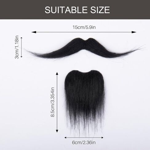 Yan Dream Self Doysive Happar Make Make و Goatee صغير ملحق زي شعر الوجه الخاطئ in Saudi Arabia