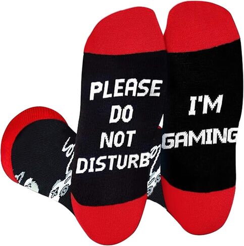 Stocking Stuffers For Men Teens-Christmas Essentials White Elephant Gifts Funny Christmas Stockings Gaming Socks in Saudi Arabia