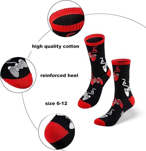Stocking Stuffers For Men Teens-Christmas Essentials White Elephant Gifts Funny Christmas Stockings Gaming Socks in Saudi Arabia