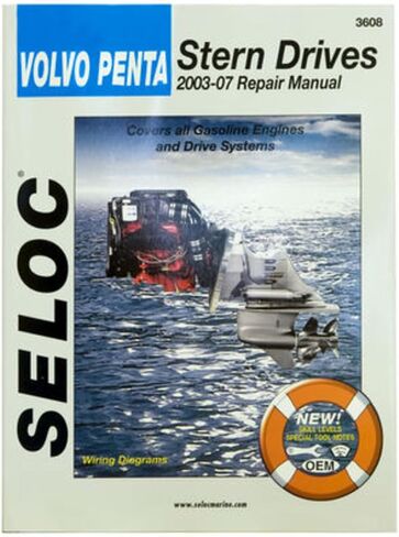 Sierra International Seloc Manual 18-03608 Volvo/Penta Stern Drives Repair 2003-2012 Gasoline Engine & Drive System in Saudi Arabia