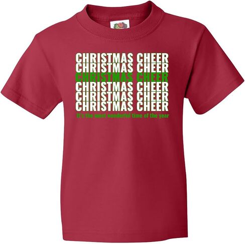 inktastic Christmas Cheer Youth T-Shirt in Saudi Arabia