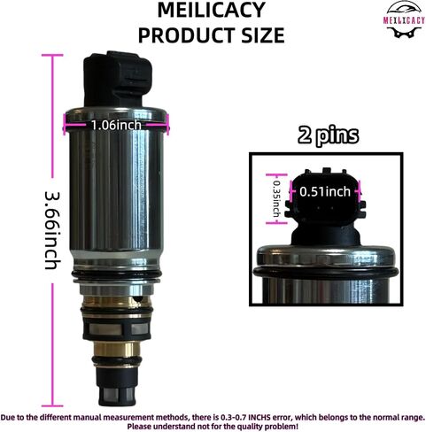 MEILIACY AC Compressor Control Valve AFH308-CV fit For 10-19 Hyundai Elantra 2018-2020 Accent 2013-2020 Santa Fe 2012-2016 Genesis Equus for KIA 2018-2023 Rio Soul 97674-3M001 in Saudi Arabia