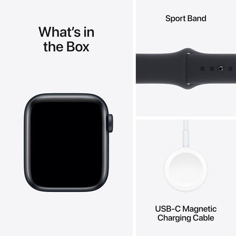 Apple Watch SE GPS 40mm Midnight Aluminium Case مع Midnight Sport Band - M/L in Saudi Arabia