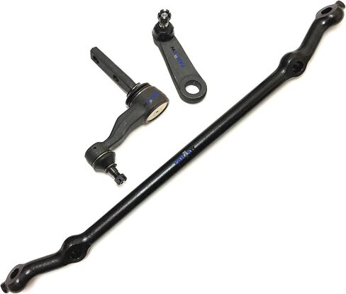 PARTSW-3 PC TEEVERING KIT for Ford Expedition 1997-2002 F-150 1997-2003 F-250 1997-1999 Lincoln Blackwood 2002 Navigator 1998-2002 RWD Models Center Link ، Idler & Pitman Arms in Saudi Arabia