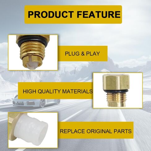 Air Valve Risidual Pressure Valve with M8 Air Fitting Connector For Mercedes-Benz S-Class W220 S320 S350 S430 S500 Air Suspension Shock Strut 2203202338 2203205013 in Kuwait