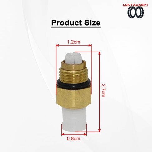 Air Valve Risidual Pressure Valve with M8 Air Fitting Connector For Mercedes-Benz S-Class W220 S320 S350 S430 S500 Air Suspension Shock Strut 2203202338 2203205013 in Kuwait