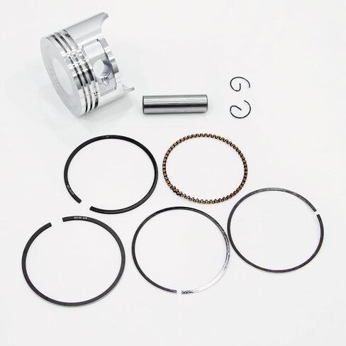 Piston & Rings Assembly With Wrist Pin & Clips Set Also Fits Lifan &Honda GX120 4HP Engine (60mm Bore) 13101-ZH7-010 in Saudi Arabia