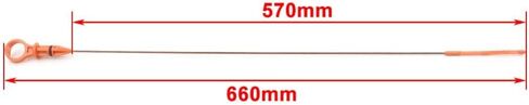 660mm Car Fluid Level Dipstick 1174G9 for Peugeot 2.0 HDI ONLY in Saudi Arabia