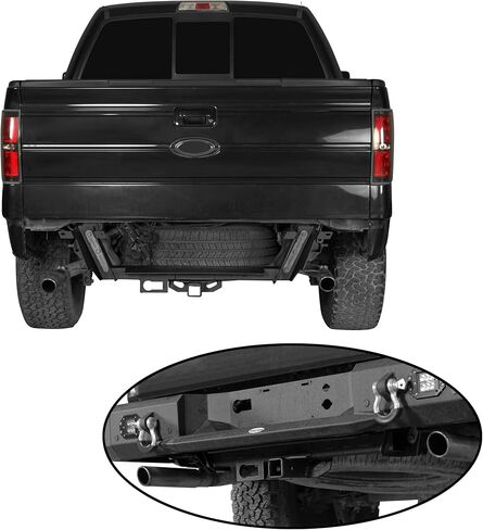 Hooke Road F150 Class 3 Trailer Hitch, 2-Inch Tow Receiver, Square Tube Frame for 2015-2025 Ford F-150, Heavy Duty Steel Rear Towing Hitch Bar in Saudi Arabia