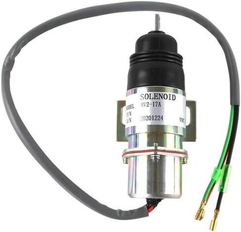 MV2-17A MV217A stop solenoid valve 1819100520 suitable for 4JG1 4JG2 6BG1 6BB1 FD115-6 forklift engine electric Accessories replacement in Saudi Arabia