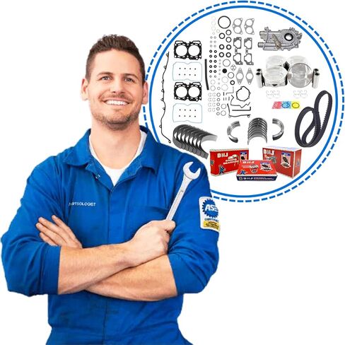 DNJ EK715DM Master Engine Rebuild Kit for 2006-2009 Subaru Legacy Outback 2.5L H4 16V SOHC 2458cc in Saudi Arabia