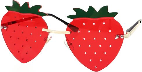 نظارة شمسية DDLP Strawberry للنساء فتيات الفراولة هدايا الهالوين in Saudi Arabia