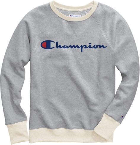 Champion Women's Powerblend Crewneck Sweatshirt, athletic navy, 2X in Saudi Arabia