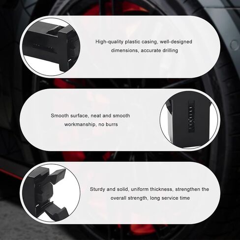 2 PCS Car Grasses Holder Catch ، يمكن أن تتصدر القمامة ذاتية القفل قفل مفتاح التبديل من نوع الدفع ، استبدال قفل المزلاج البلاستي in Kuwait