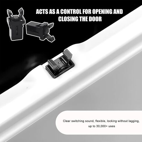 2 PCS Car Grasses Holder Catch ، يمكن أن تتصدر القمامة ذاتية القفل قفل مفتاح التبديل من نوع الدفع ، استبدال قفل المزلاج البلاستي in Kuwait