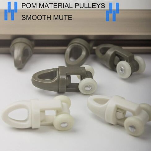 ثقب مسار الألومنيوم ، مناسبة للقضبان المنزلق بعرض 3.3 قدم ، ومناسبة لموقعات الغرف (أبيض) in Kuwait