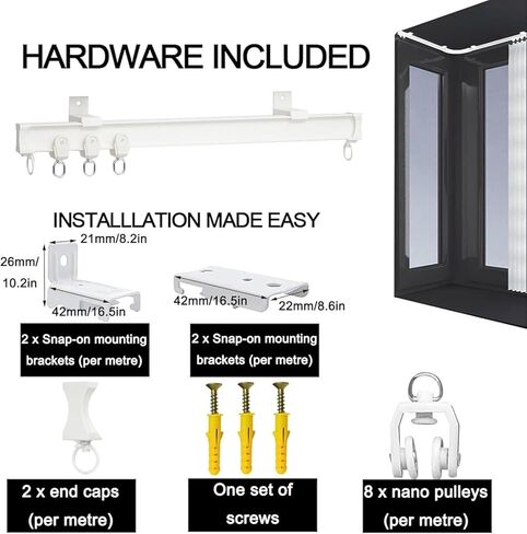 السقف السقف السقف السقف/الجدار الجبال السكك الحديدية المنحنية للسكك الحديدية لموقعات الغرفة (جبل أعلى أبيض) in Kuwait