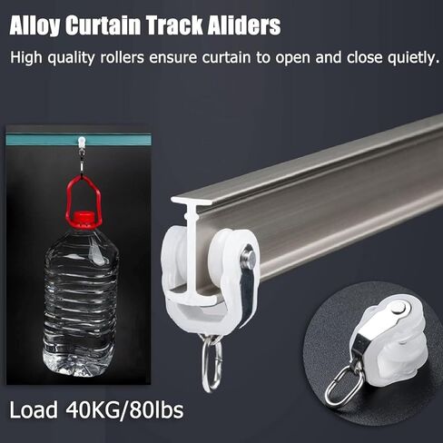 مسار مرن ، مناسب لأقواس قضبان مرنة مرنة السقف/الجدار مع خطافات ، مقسمات الغرفة/مثبتة على السقف (جبل السقف ، 1M) in Kuwait